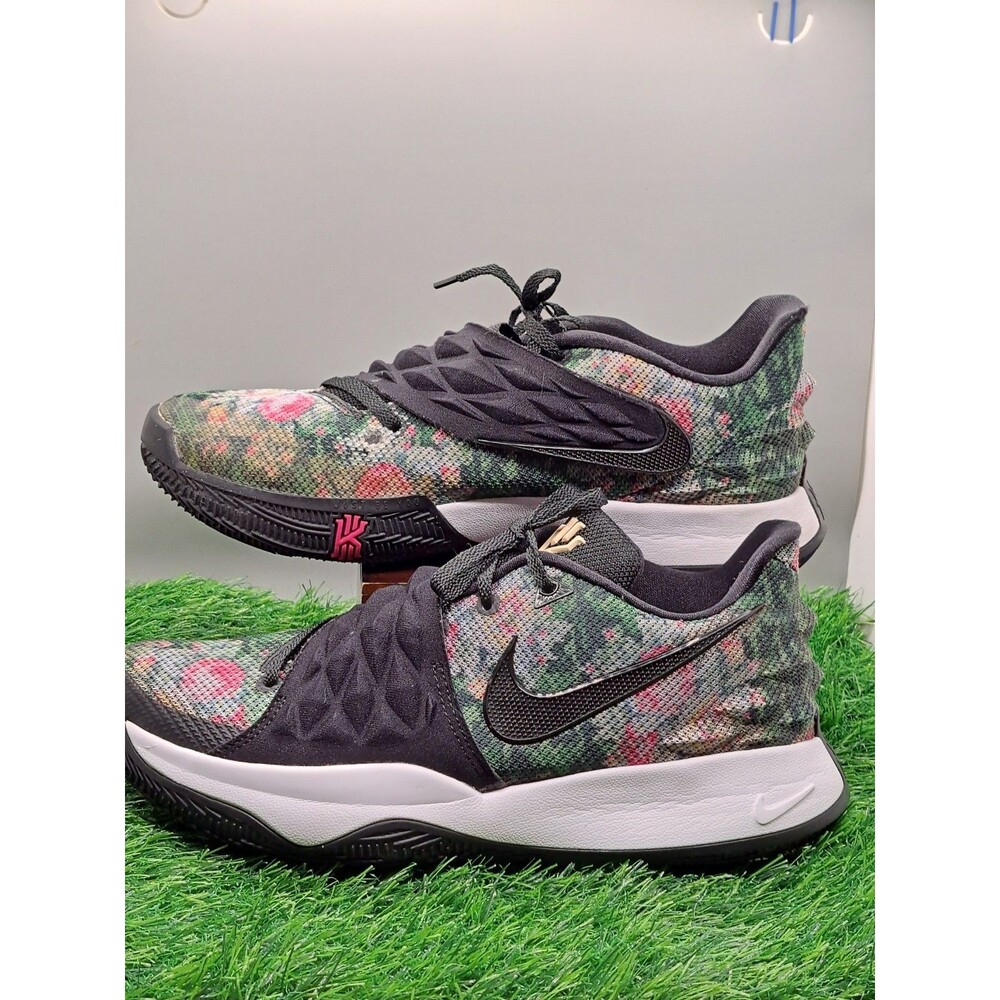Nike Kyrie Low 1 Floral Low Top Basketball Sneakers Black Multicolor AO8979-002